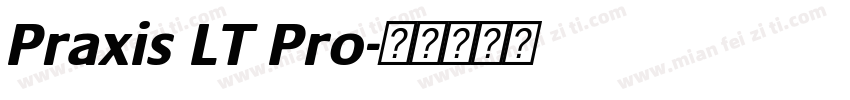 Praxis LT Pro字体转换